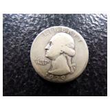 1939-D WASHINGTON SILVER QUARTER