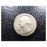 1939 WASHINGTON SILVER QUARTER