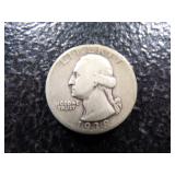 1938-S WASHINGTON SILVER QUARTER