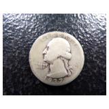 1937-D WASHINGTON SILVER QUARTER