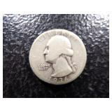 1936-D WASHINGTON SILVER QUARTER