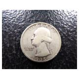1935 WASHINGTON SILVER QUARTER