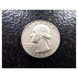 1963-D WASHINGTON SILVER QUARTER