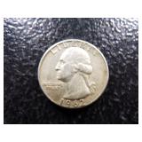 1962 WASHINGTON SILVER QUARTER