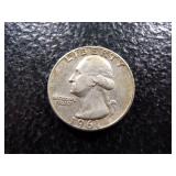 1961 WASHINGTON SILVER QUARTER