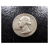 1958 WASHINGTON SILVER QUARTER