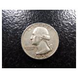 1956 WASHINGTON SILVER QUARTER
