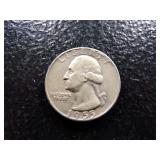 1955-D WASHINGTON SILVER QUARTER