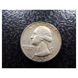 1955 WASHINGTON SILVER QUARTER