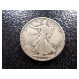 1917-D OBV. WALKING LIBERTY SILVER HALF DOLLAR