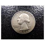1953-D WASHINGTON SILVER QUARTER