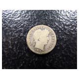 1911-S BARBER SILVER DIME