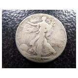 1945 WALKING LIBERTY SILVER HALF DOLLAR