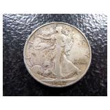 1942-S WALKING LIBERTY SILVER HALF DOLLAR