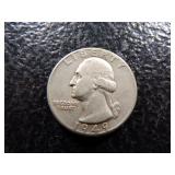 1949-D WASHINGTON SILVER QUARTER