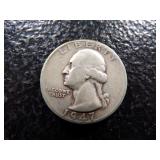 1947-S WASHINGTON SILVER QUARTER