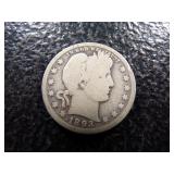 1893-O BARBER SILVER QUARTER