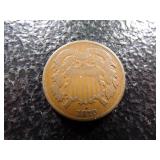 1870 TWO CENT PIECE