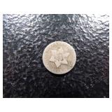 1853 THREE CENT SILVER