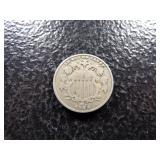 1883 RARE DATE SHIELD NICKEL