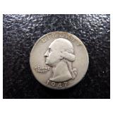 1947 WASHINGTON SILVER QUARTER
