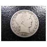 1910-S BARBER SILVER HALF DOLLAR ***MINTED 2 MILLION