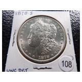 1878-S MORGAN SILVER DOLLAR