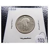 1920 STANDING LIBERTY SILVER QUARTER