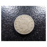 1883 WITH CENTS LIBERTY HEAD V NICKEL