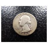 1945-S WASHINGTON SILVER QUARTER