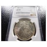 1885-O NGC MS64 HIGH GRADE MORGAN SILVER DOLLAR