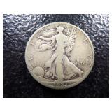 1923-S WALKING LIBERTY SILVER HALF DOLLAR