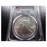 2022 PCGS MS70 FIRST STRIKE AMERICAN SILVER EAGLE DOLLAR