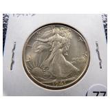 1941-D WALKING LIBERTY SILVER HALF DOLLAR
