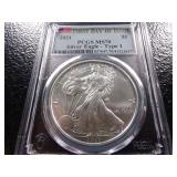 2021 PCGS MS70 FIRST DAY ISSUE AMERICAN SILVER EAGLE DOLLAR