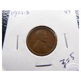 1921-S LINCOLN WHEAT CENT