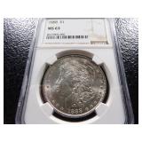 1888 NGC MS63 MORGAN SILVER DOLLAR