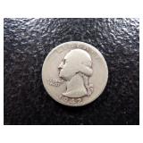 1942-D WASHINGTON SILVER QUARTER