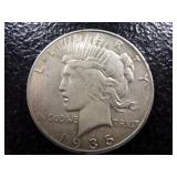 1935-S HIGH GRADE PEACE SILVER DOLLAR