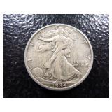 1934 WALKING LIBERTY SILVER HALF DOLLAR