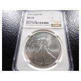 2025 NGC MS70 AMERICAN SILVER EAGLE DOLLAR