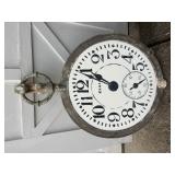 Large Vintage Elgin Cast Iron Pocket Watch Advertising Trade Sign
