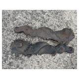 A Pair of Victorian Renaissance Revival Cast Iron Dolphin Architectural Elements or Stove Legs