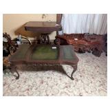 Three Occasional Tables including Two Coffee Tables and a Renaissance Revival Pedestal Table