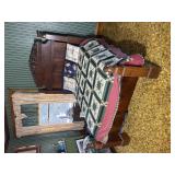 American Late Classical Flame Mahogany Full Size Bed with Carved Crest