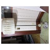 Vintage Chrome and Slag Glass Six Light Torchiere Floor Lamp 61 Inches High