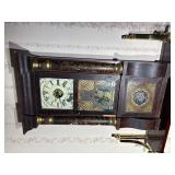 Seth Thomas Triple Decker Mahogany Shelf Clock