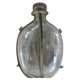 Antique Glass and Metal Wire Cage Minnow Trap