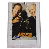 Gerald Ford and Chevy Chase Dual-Signed Photograph