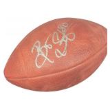 Vintage Autographed #80 Signed Football NFL